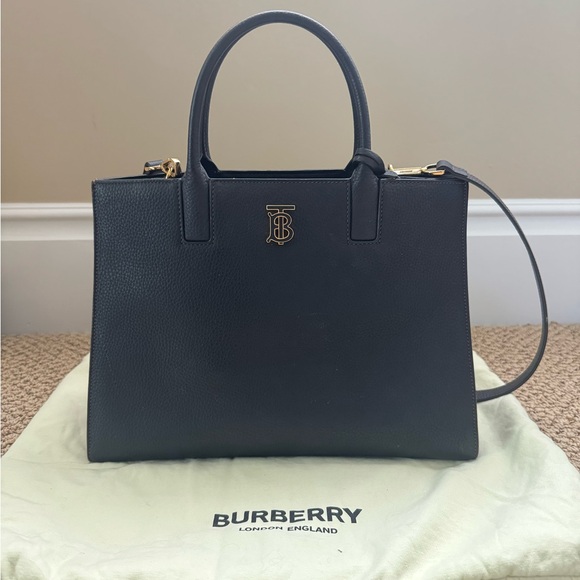 Burberry Small Frances Tote - Black - Picture 1 of 8